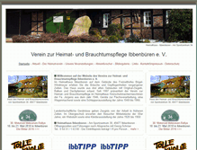 Tablet Screenshot of heimatverein-ibbenbueren.de